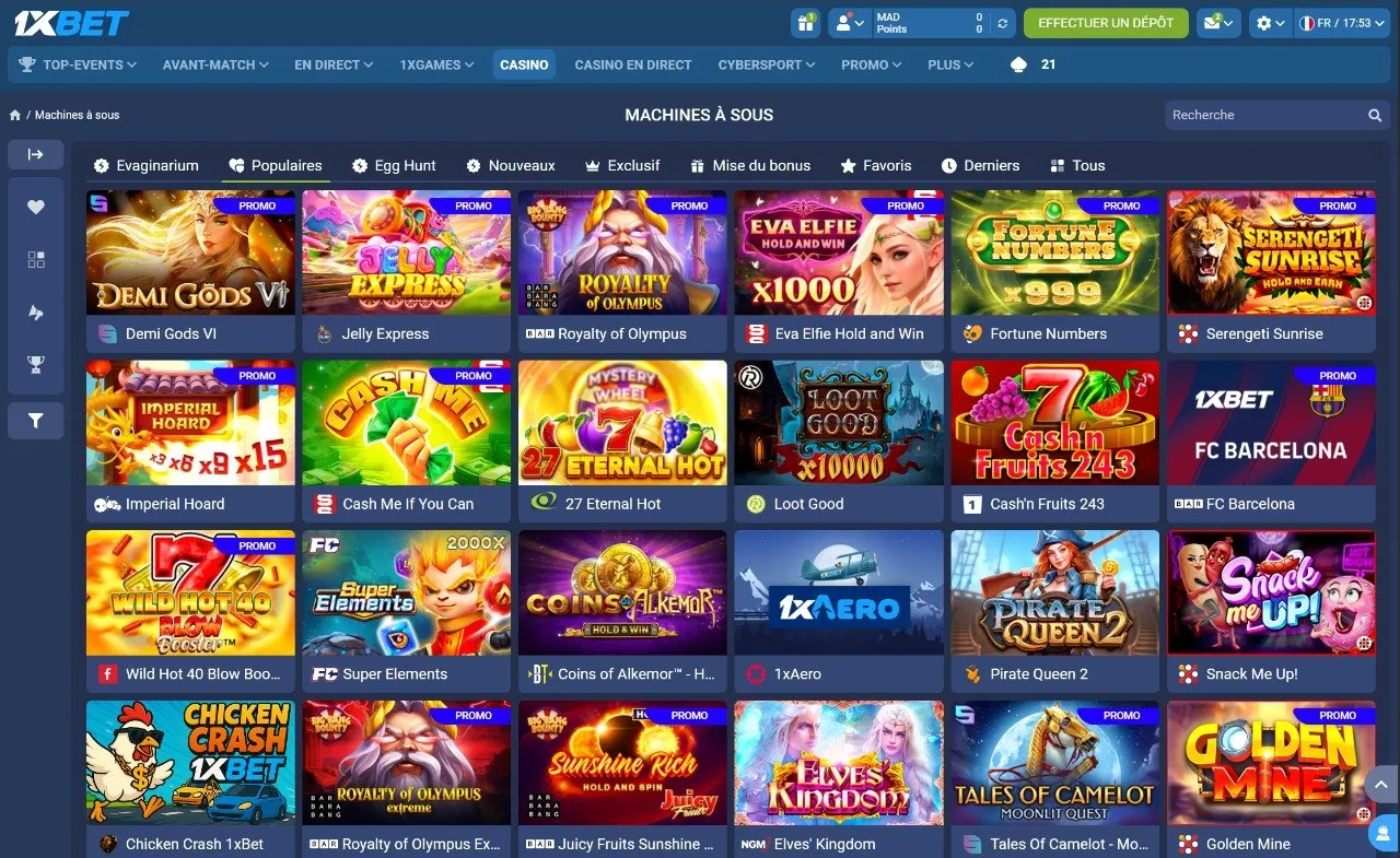 1xBet APK iPhone pour casino en ligne, machines à sous et compte joueur 