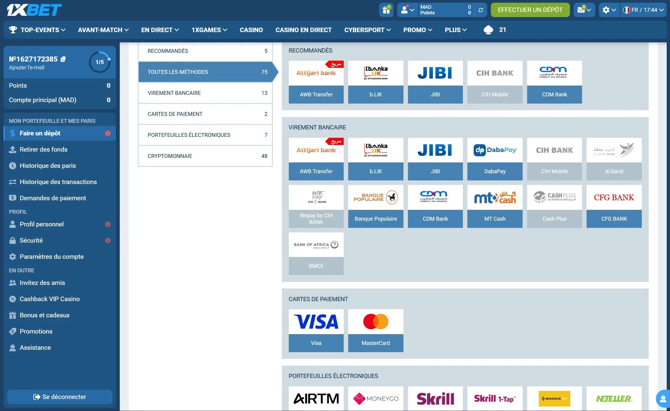 Comment se connecter, récupérer un bonus et lancer les machines à sous 